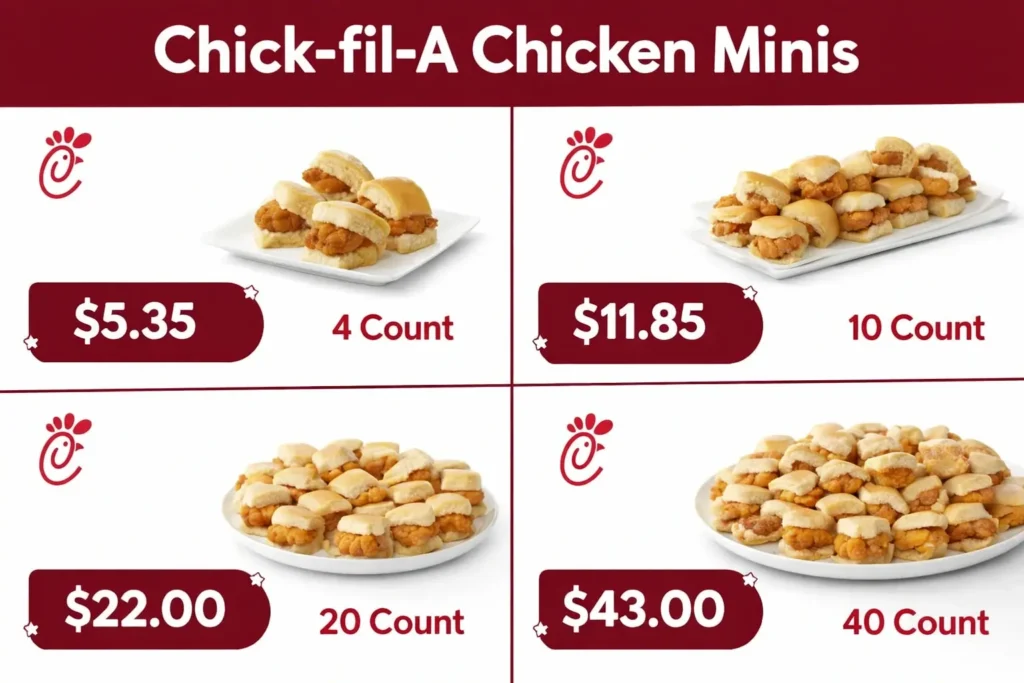 Chick-fil-A Chicken Minis Prices